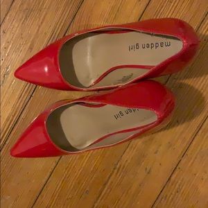 Steve Madden red heels